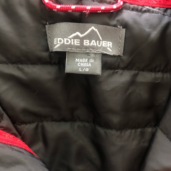 Eddie Bauer Mixed Media 1/4 Zip Pullover Jacket L - Picture 8 of 9